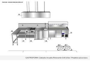 Arcadia Ristorante Grill & Bar - Projekce