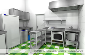 Little something - vizualizace kuchyně - Gastroform