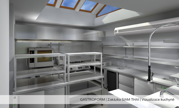 3D Vizualizace kuchyně