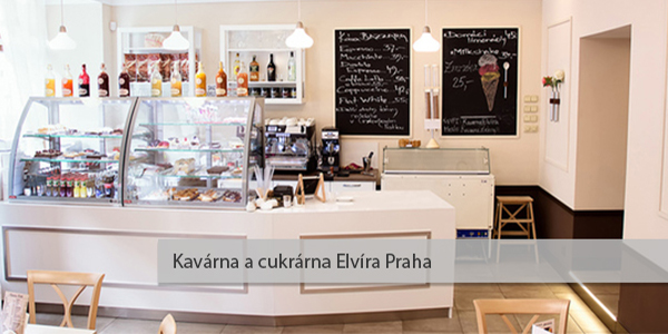 Kav&aacute;rna a cukr&aacute;rna Elv&iacute;ra Praha
