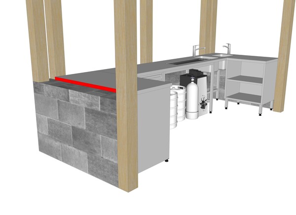 Venkovn&iacute; gril bar Rebe&scaron;ovice pohled 1