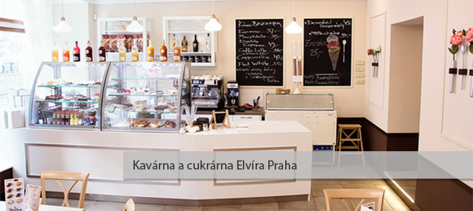 Kav&aacute;rna a cukr&aacute;rna Elv&iacute;ra Praha