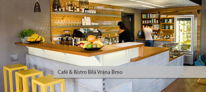 Caf&eacute; & Bistro B&iacute;l&aacute; Vr&aacute;na Brno