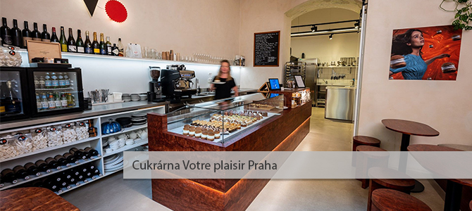 Cukr&aacute;rna Votre plaisir Praha