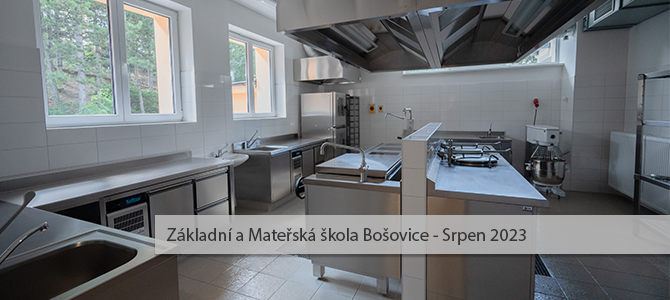 Základní a Mateřská škola Bošovice - Srpen 2023 Základní a Mateřská škola Bošovice - Srpen 2023