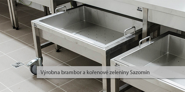 V&yacute;robna brambor a kořenov&eacute; zeleniny Sazom&iacute;n