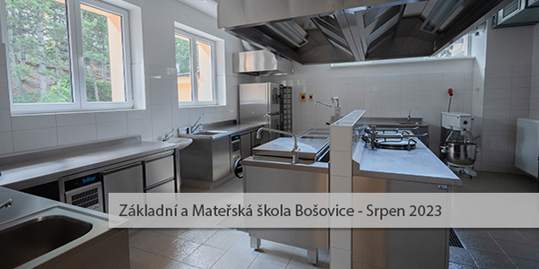 Z&aacute;kladn&iacute; a Mateřsk&aacute; &scaron;kola Bo&scaron;ovice - Srpen 2023